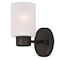 Westinghouse Fixture Wall 60W Sylvestre ORB CylIndoorical Frosted Glass 6354000 - alternate 3